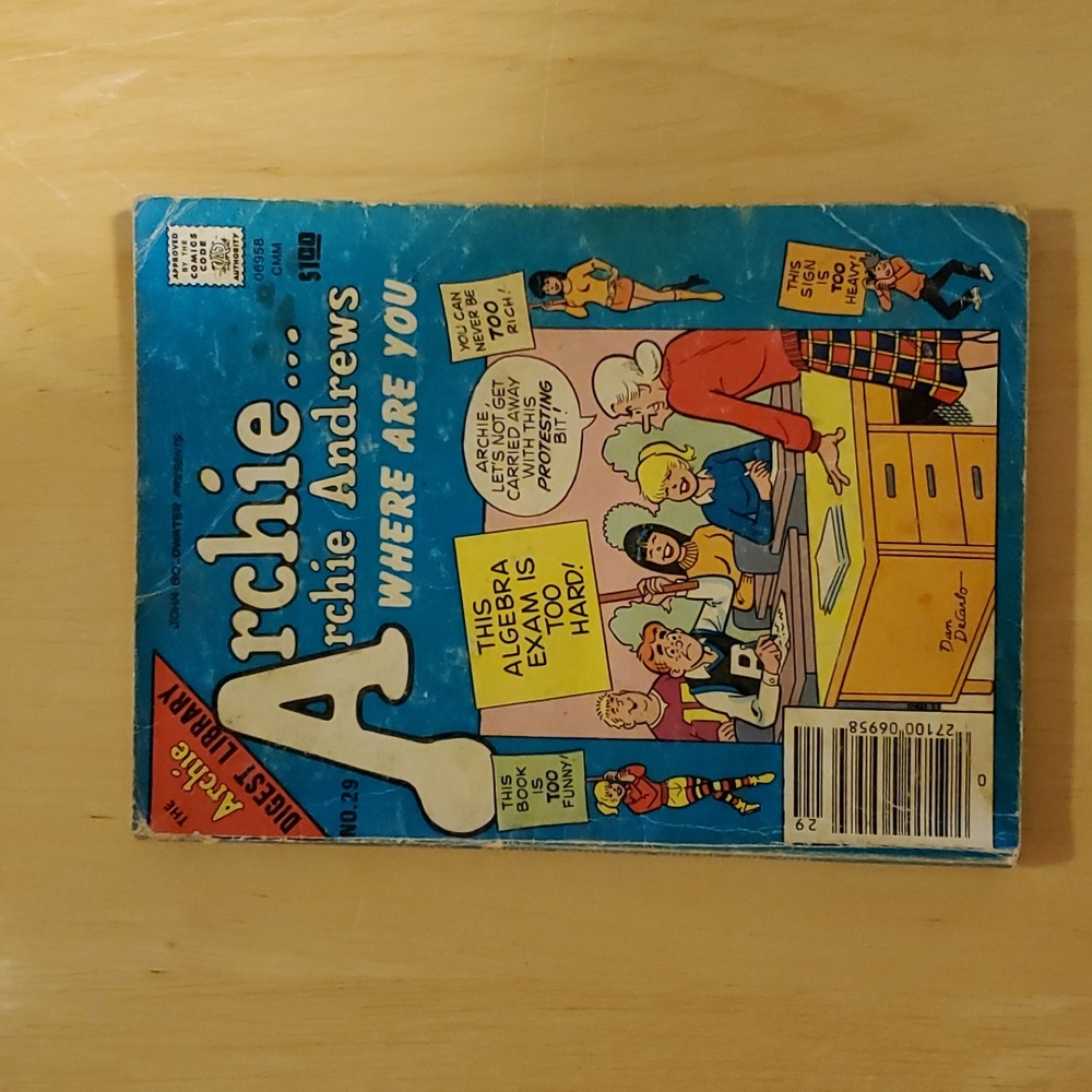 Archie...Archie Andrews Where Are You Digest # 29